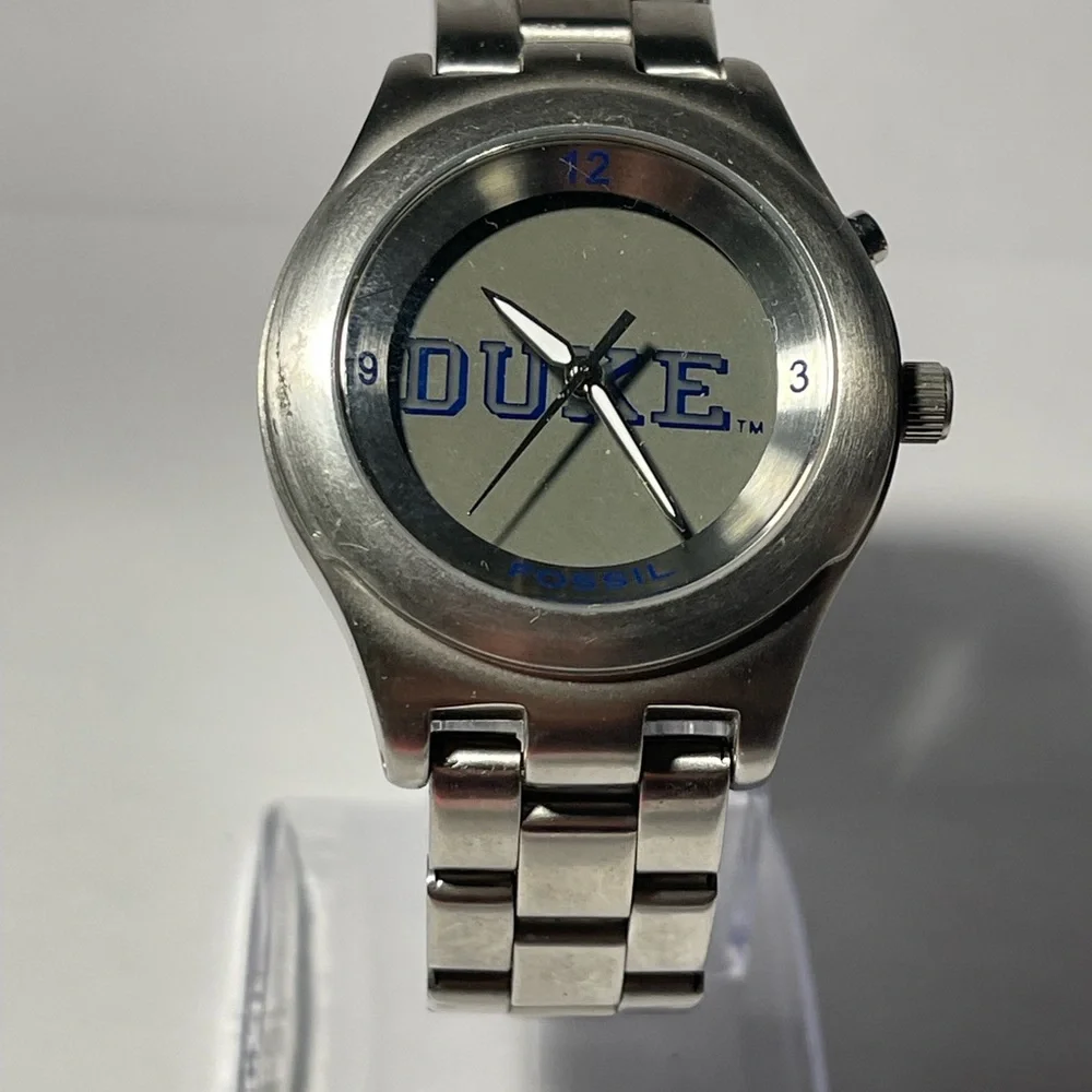 Duke Blue Devils NCAA Stainless-steel Kaleido Men's Watch by Fossil NEW